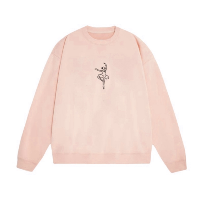 Elegant Girl Illustration Sweatshirt