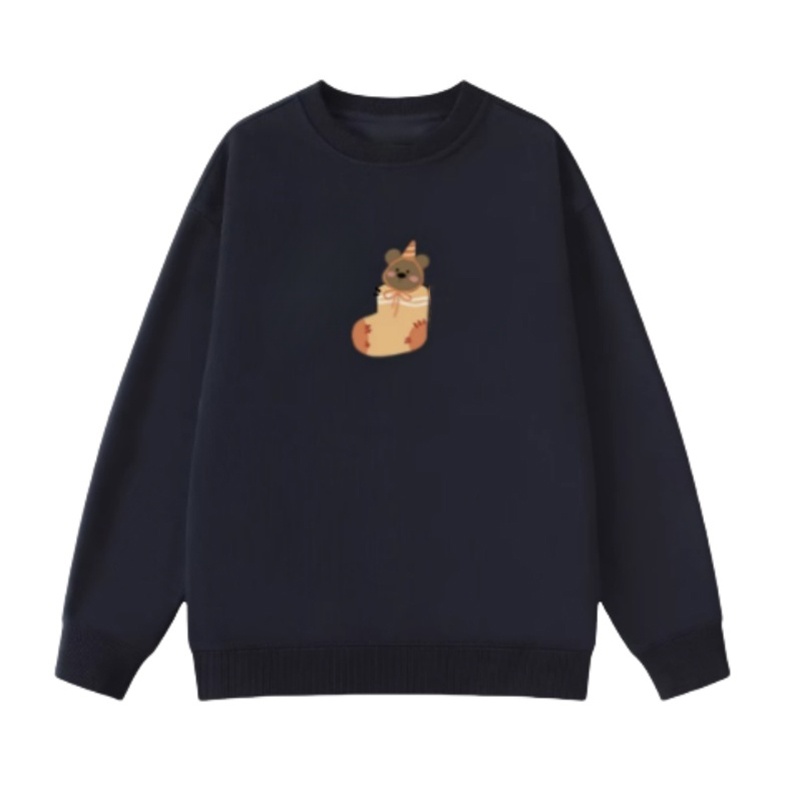 Soft Knit Feel Oversized Sweatshirt